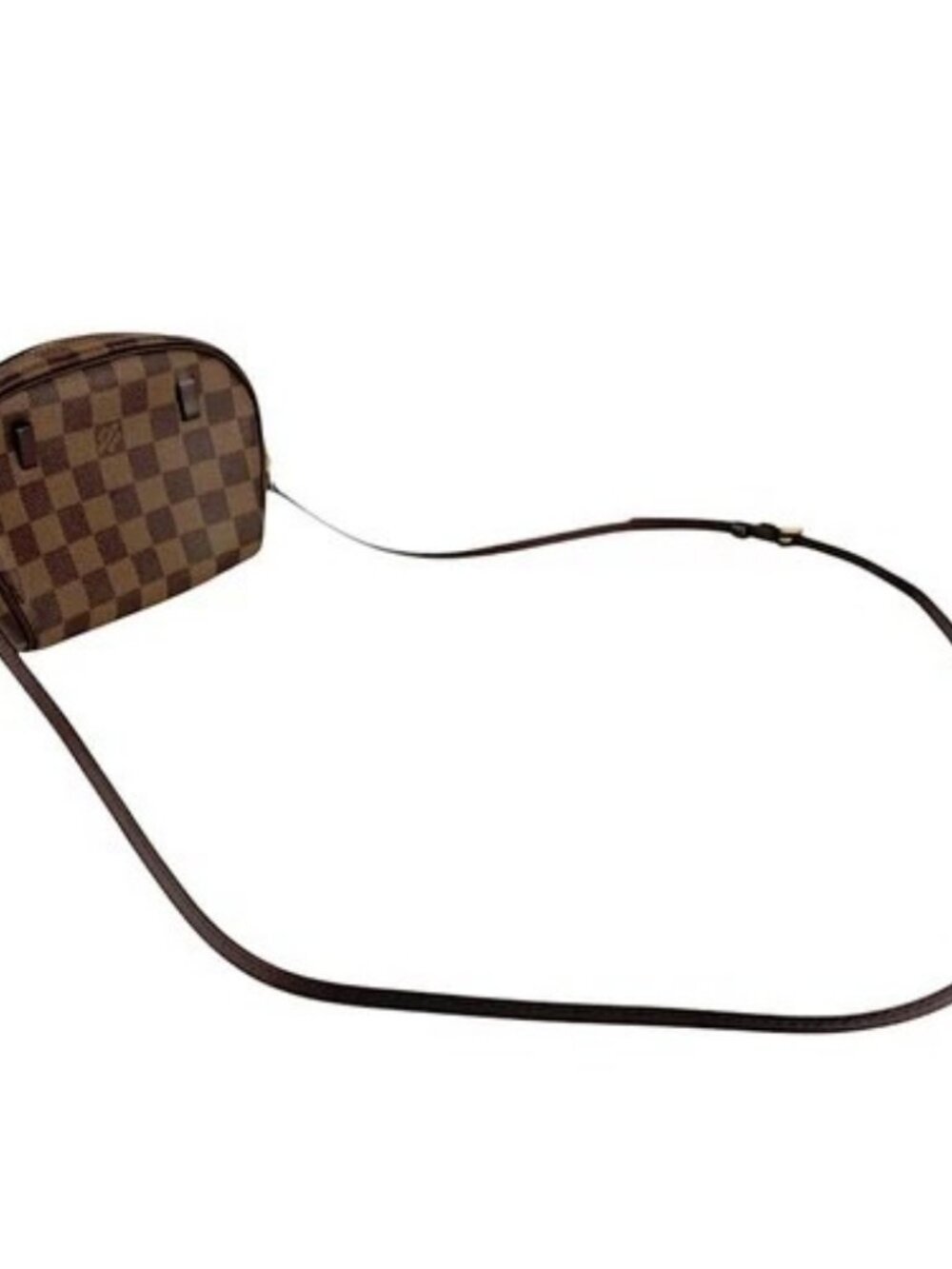 Auth LOUIS VUITTON Damier Ebene Ipanema Pochette Shoulder Bag Brown N51296 z7333 - Picture 10 of 12